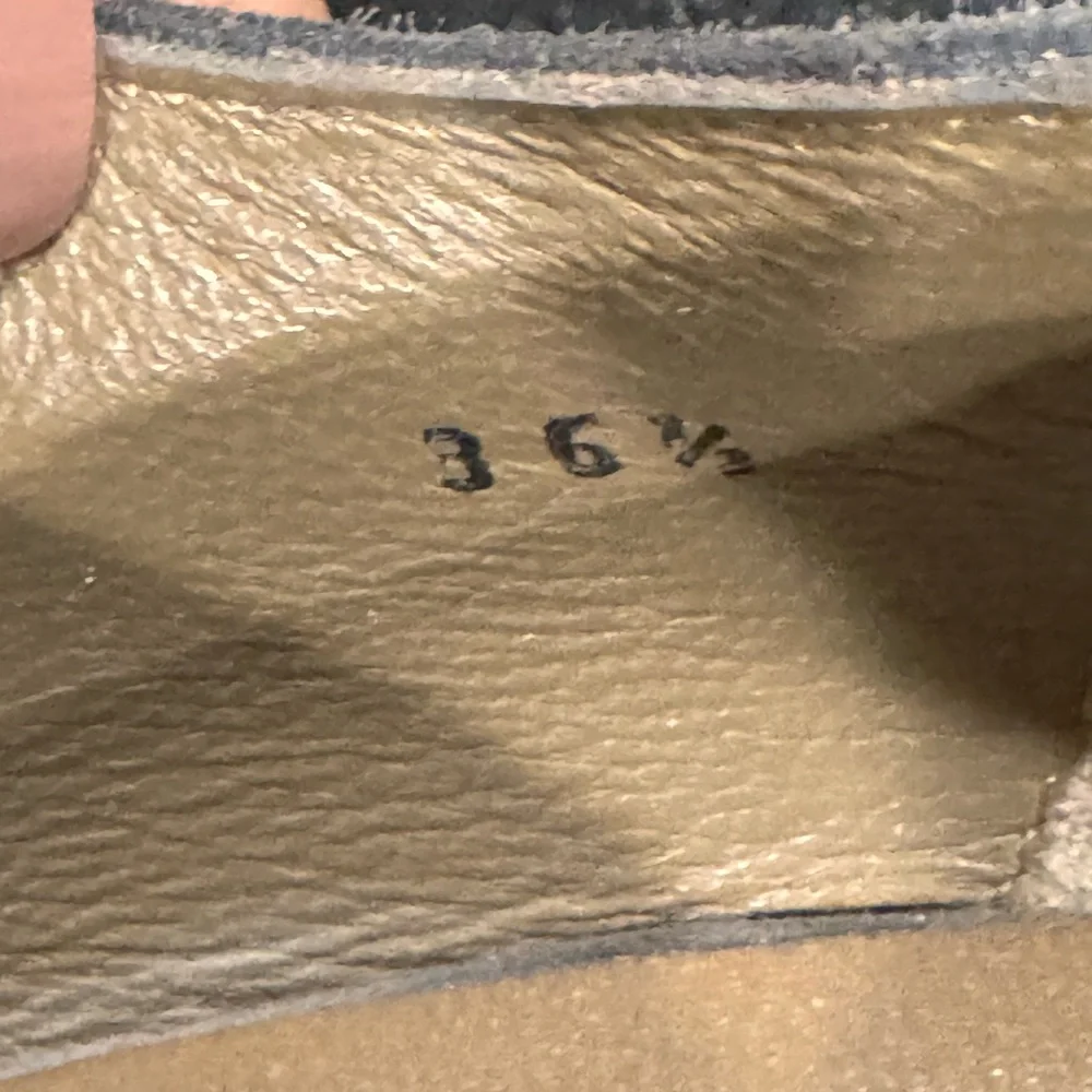 Anyi Lu gray suede sedge peep toe  bootie shoe